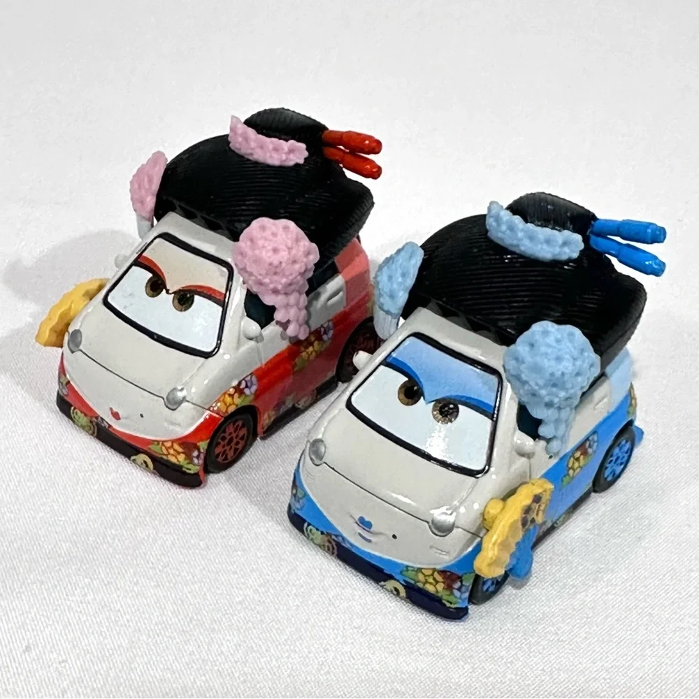 Disney Cars 2 Shigeko, Okuni, Chisaki Tokyo Party Set